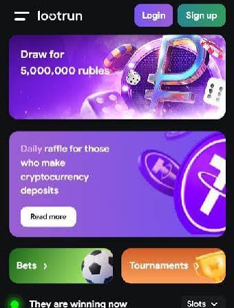 Обзор возможностей LootRUn Сайта
